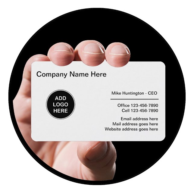 Corporate Professional Logo Design Business Card (Creator Uploaded)