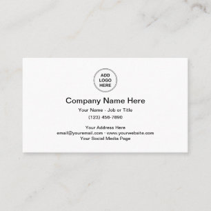 Corporate Professional Logo Template Business Card