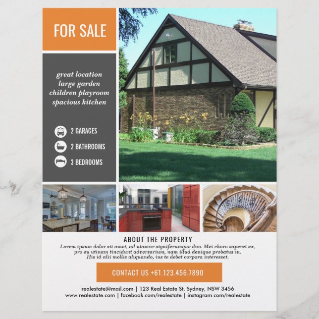 Corporate real estate flyer (Front)