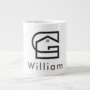 Corporate Real Estate Letter G House Large Coffee Mug
