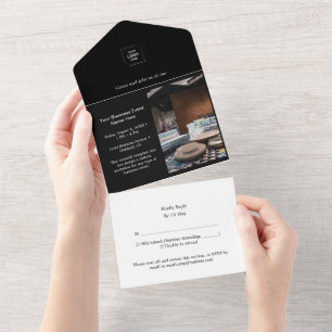 Corporate RSVP Photo All-in-One Event Invite