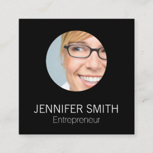 Corporate Sleek Square Business Card