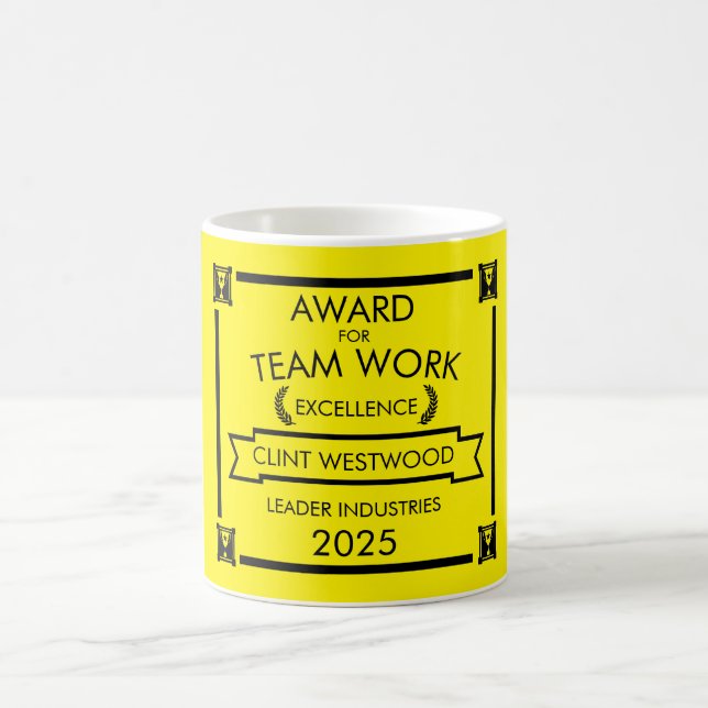 Corporate Staff Team Work Award Coffee Mug (Center)