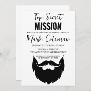 corporate surprise retirement party invitations