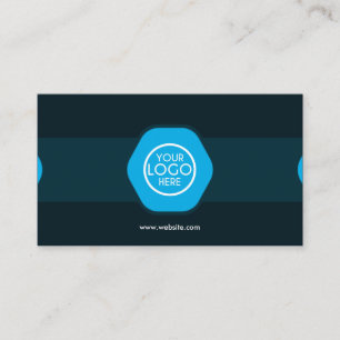 Corporate Teal Black Professional Business Card