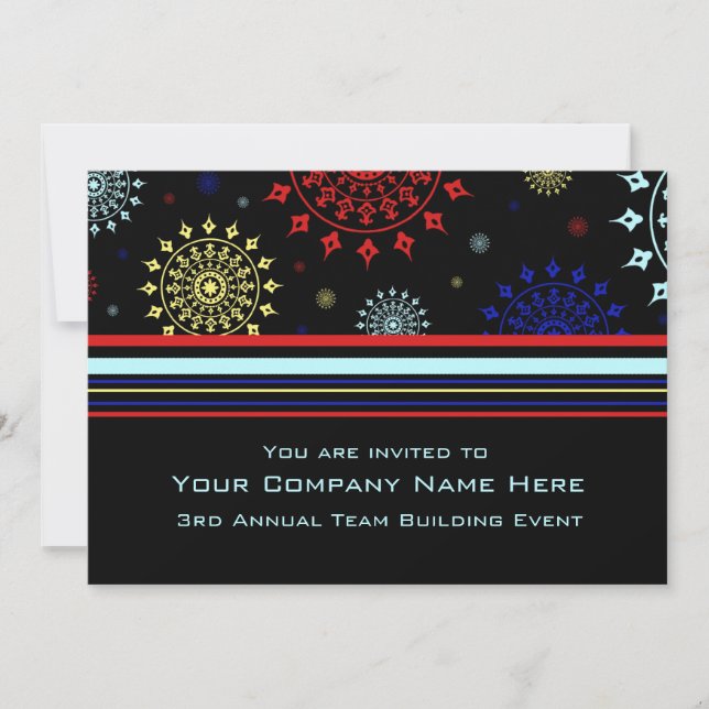 Corporate Team Building Event Invitations (Front)