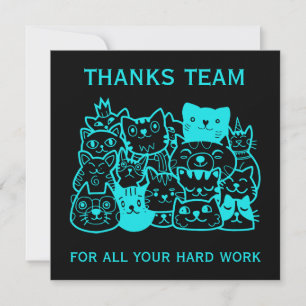Corporate Team Thanks Thank You Card