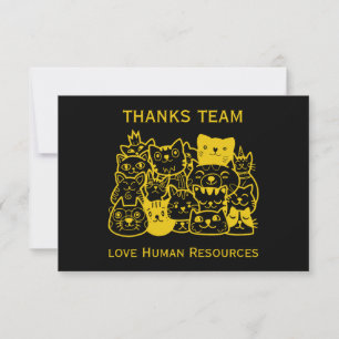 Corporate Team Thanks Thank You Card