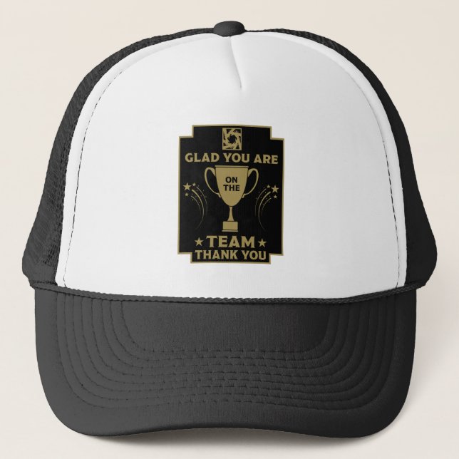 Corporate Team Thanks Trucker Hat (Front)