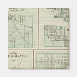 Corporate Town of Fowler, Benton Co Magnet
