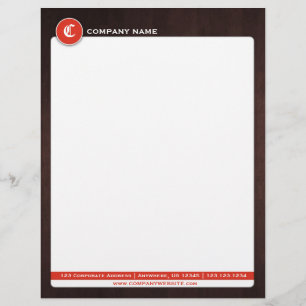 Corporate Wood Professional Letterhead