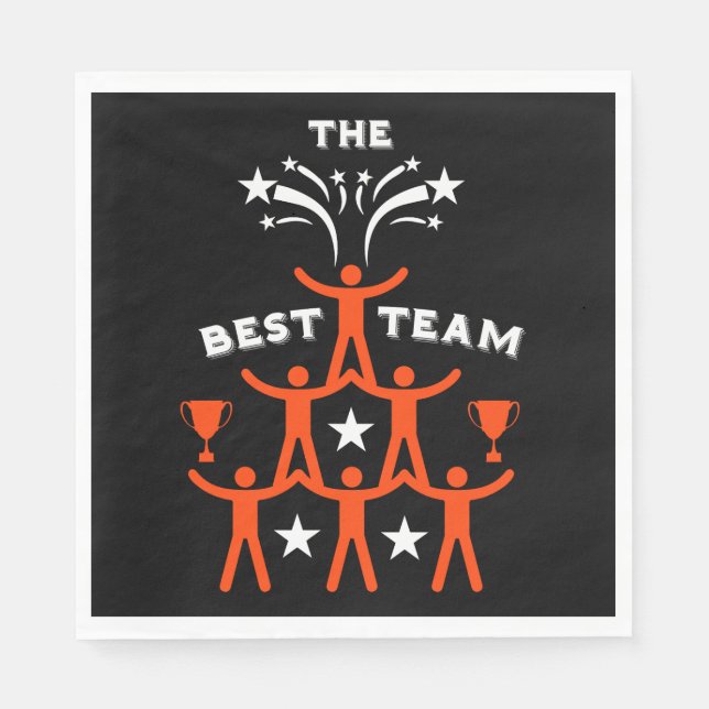 Corporate Work Team Gifts Napkin (Front)
