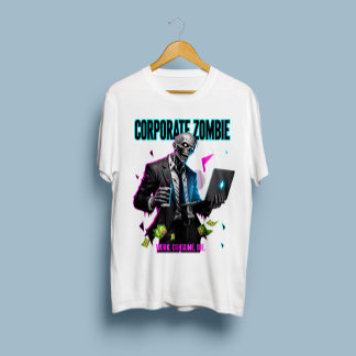 Corporate Zombie – Work. Consume. Die. T-Shirt 