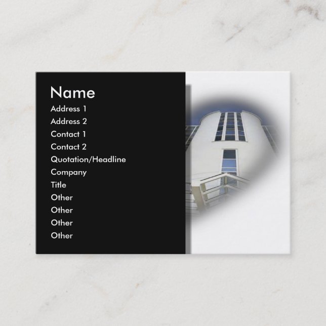 Corporation Business Card (Front)