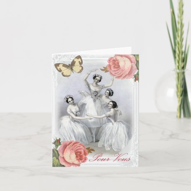 Corps de ballet card (Front)