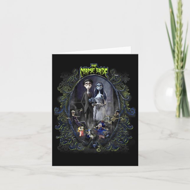 Corpse Bride The Groom &amp; The Bride Scary Frame Card (Front)