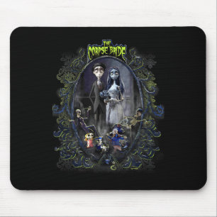 Corpse Bride The Groom &amp; The Bride Scary Frame Mouse Pad