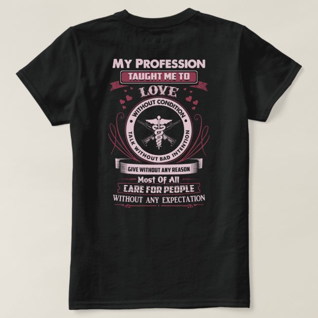 Corpsman profession taught this T-Shirt (Design Back)