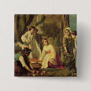 Corpus Christi, 1855 15 Cm Square Badge