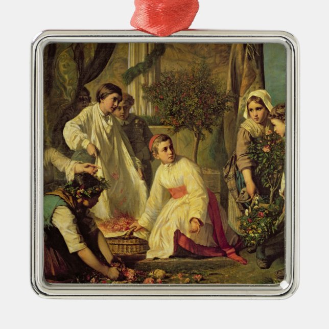 Corpus Christi, 1855 Metal Tree Decoration (Front)