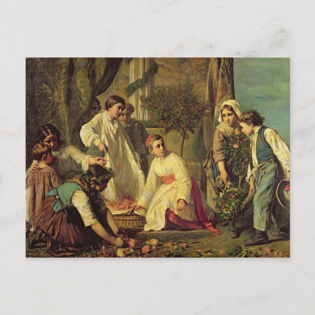 Corpus Christi, 1855 Postcard (Front)