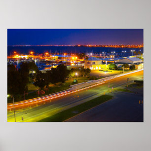 Corpus Christi at Night Poster