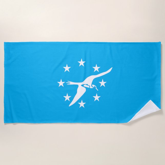Corpus Christi city flag beach towel (Front)