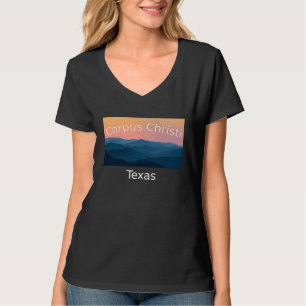 Corpus Christi Texas Mountain sunset hometown T-Shirt