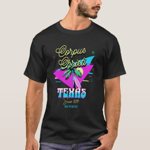 Corpus Christi Texas Palm Tree Gulf of Mexico Souv T-Shirt