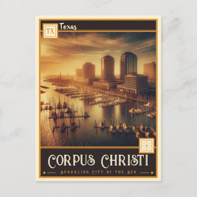 Corpus Christi, Texas | Vintage Postcard (Front)