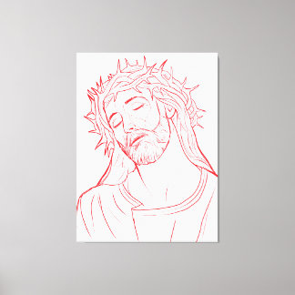 Corpus Delikti, Jesicht Canvas Print