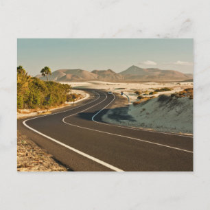 Corralejo Desert Road Postcard