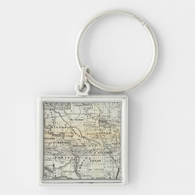 Correct map of Dakota Key Ring (Front)