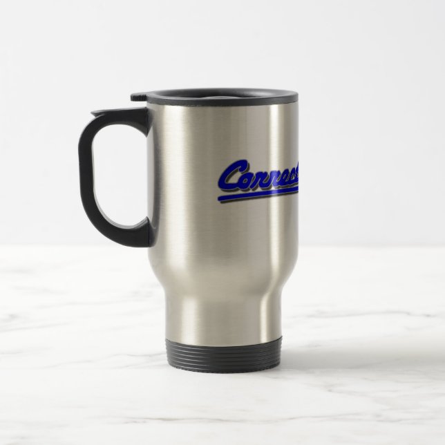 CorrectCraftFan.com Logo Travel Mug (Left)