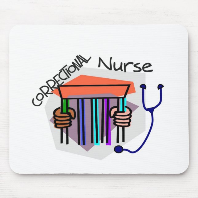 Correctional (Jail Prison) Nurse Mouse Pad (Front)