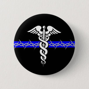 Correctional Nurse 6 Cm Round Badge