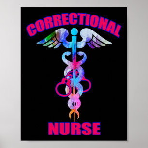 Correctional Nurse Jails Prisons Inmate Care Rn Lp Poster