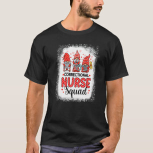 Correctional Nurse Squad Gnomes Nursing Valentine  T-Shirt