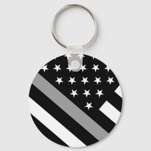 Correctional Officer Flag Key Ring