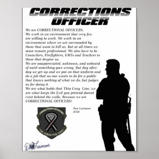 correctional officer poster