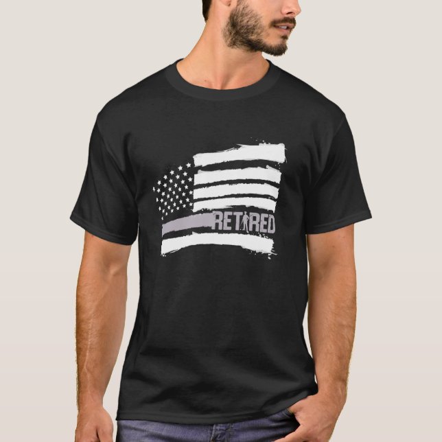 Correctional Officer Retired Retired T-Shirt (Front)