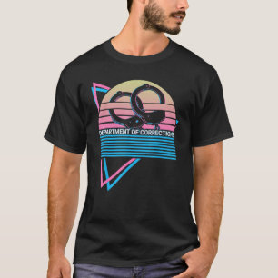Correctional Officer Retro Department Of Correctio T-Shirt