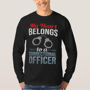 Correctional Officer Wife Facility Flag Training T-Shirt