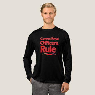 Correctional officers Support T-shirt Tri-Blend Shirt