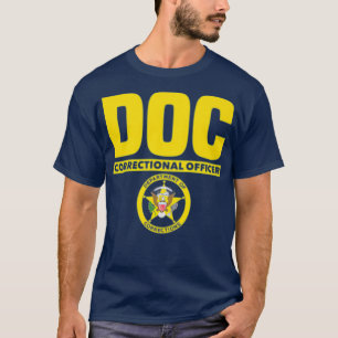 Correctional Prison Officer Thin Grey Line Flag T-Shirt