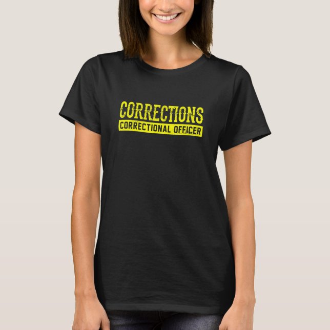 Corrections Correctional Officer T-Shirt (Front)