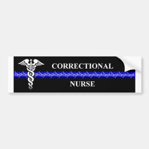 Corrections Nursing rectangle Bumper Sticker
