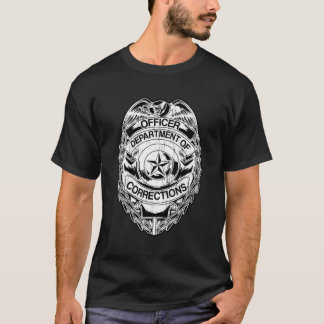 Corrections Officer Badge Long Sleeve Shirt Depart