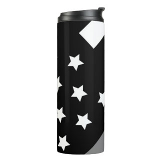 Corrections Officer Black Grey Flag Thermal Tumble Thermal Tumbler