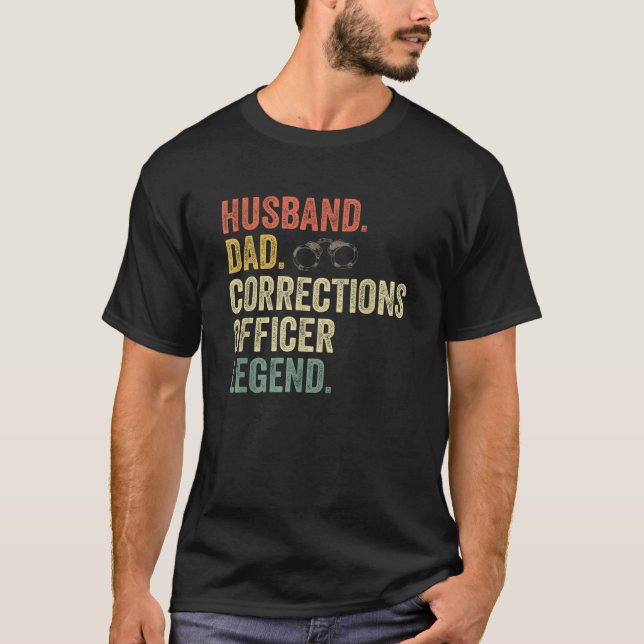 Corrections Officer Gift Men Correctional Officer  T-Shirt (Front)